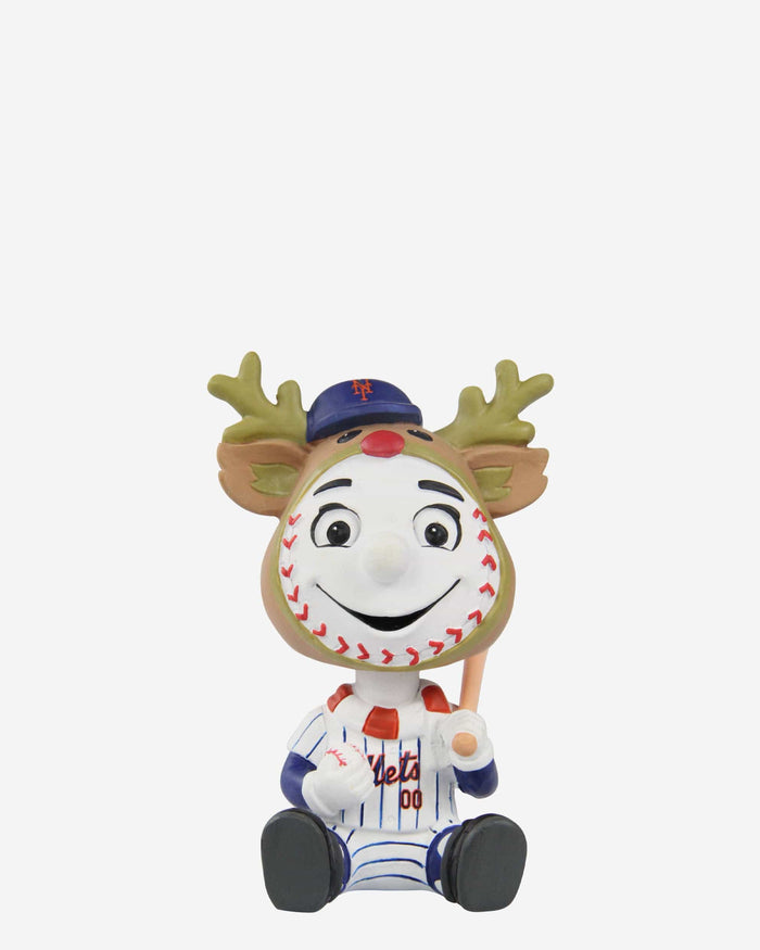 Mr Met New York Mets Christmas Mascot Bobble Bro Mini Bobblehead FOCO - FOCO.com