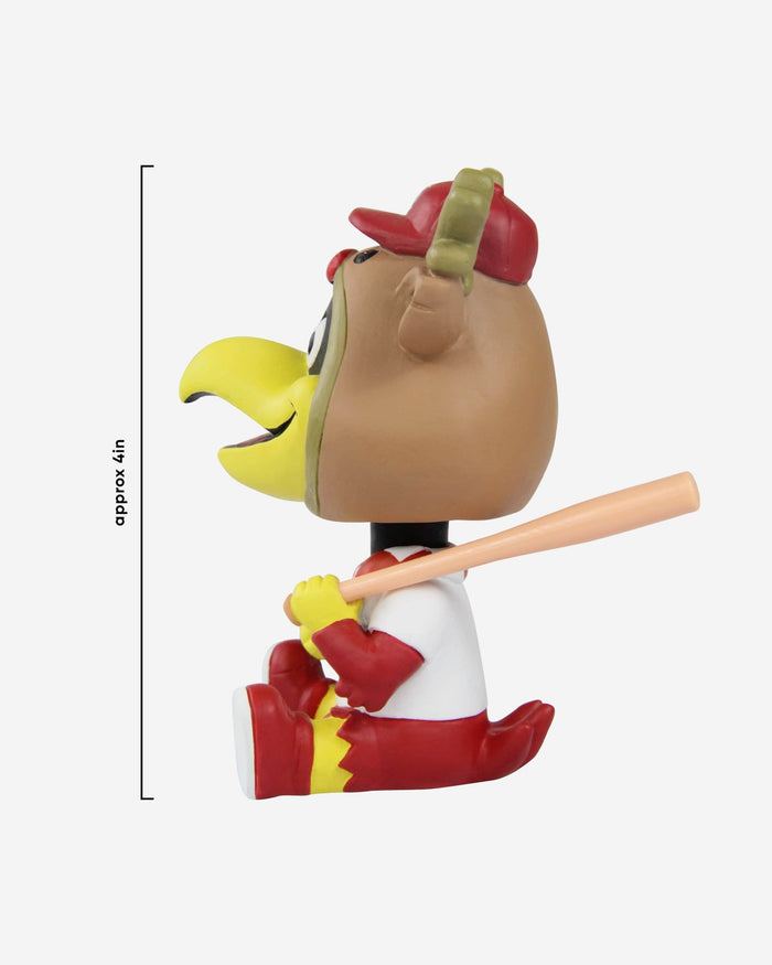 Fredbird St Louis Cardinals Christmas Mascot Bobble Bro Mini Bobblehead FOCO - FOCO.com