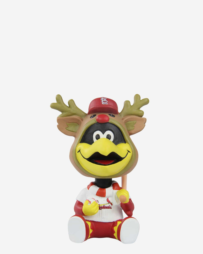 Fredbird St Louis Cardinals Christmas Mascot Bobble Bro Mini Bobblehead FOCO - FOCO.com