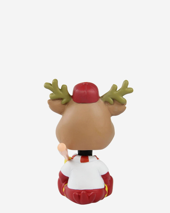 Fredbird St Louis Cardinals Christmas Mascot Bobble Bro Mini Bobblehead FOCO - FOCO.com