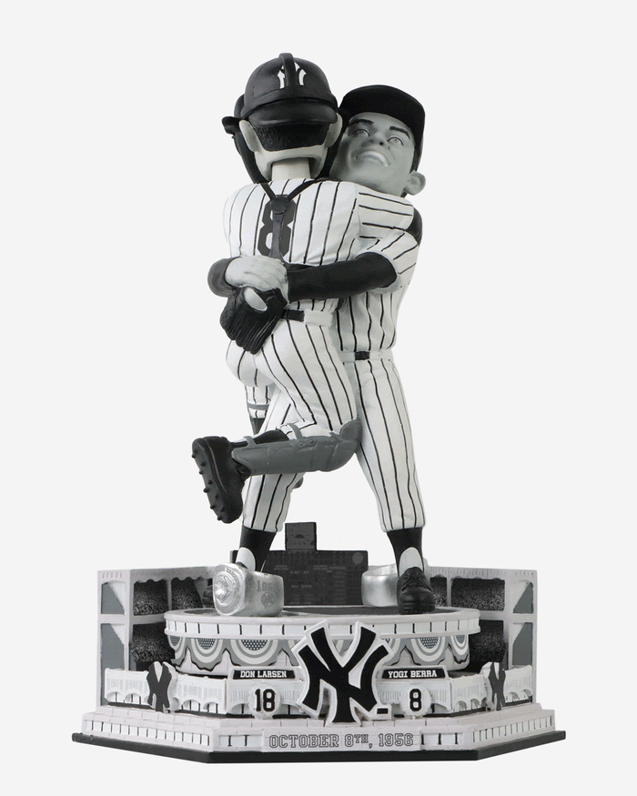 Don Larsen & Yogi Berra New York Yankees Perfect Game Dual Spinner Variant Bobblehead FOCO - FOCO.com