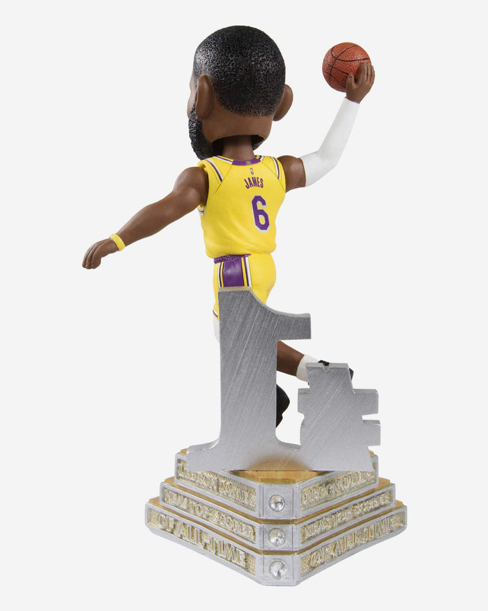 LeBron James Los Angeles Lakers All Time Scoring Leader Bobblehead FOCO - FOCO.com