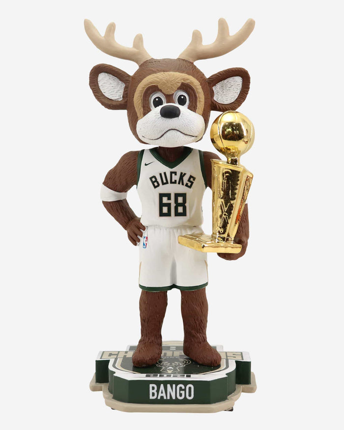 Bango Milwaukee Bucks 2021 NBA Champions Mascot Bobblehead FOCO - FOCO.com