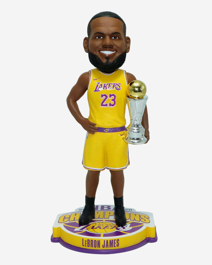LeBron James Los Angeles Lakers 2020 NBA Champions MVP Bobblehead FOCO - FOCO.com
