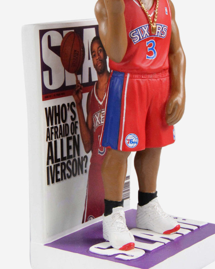 Allen Iverson Philadelphia 76ers Red Jersey Slam Magazine Cover Bobblehead FOCO - FOCO.com