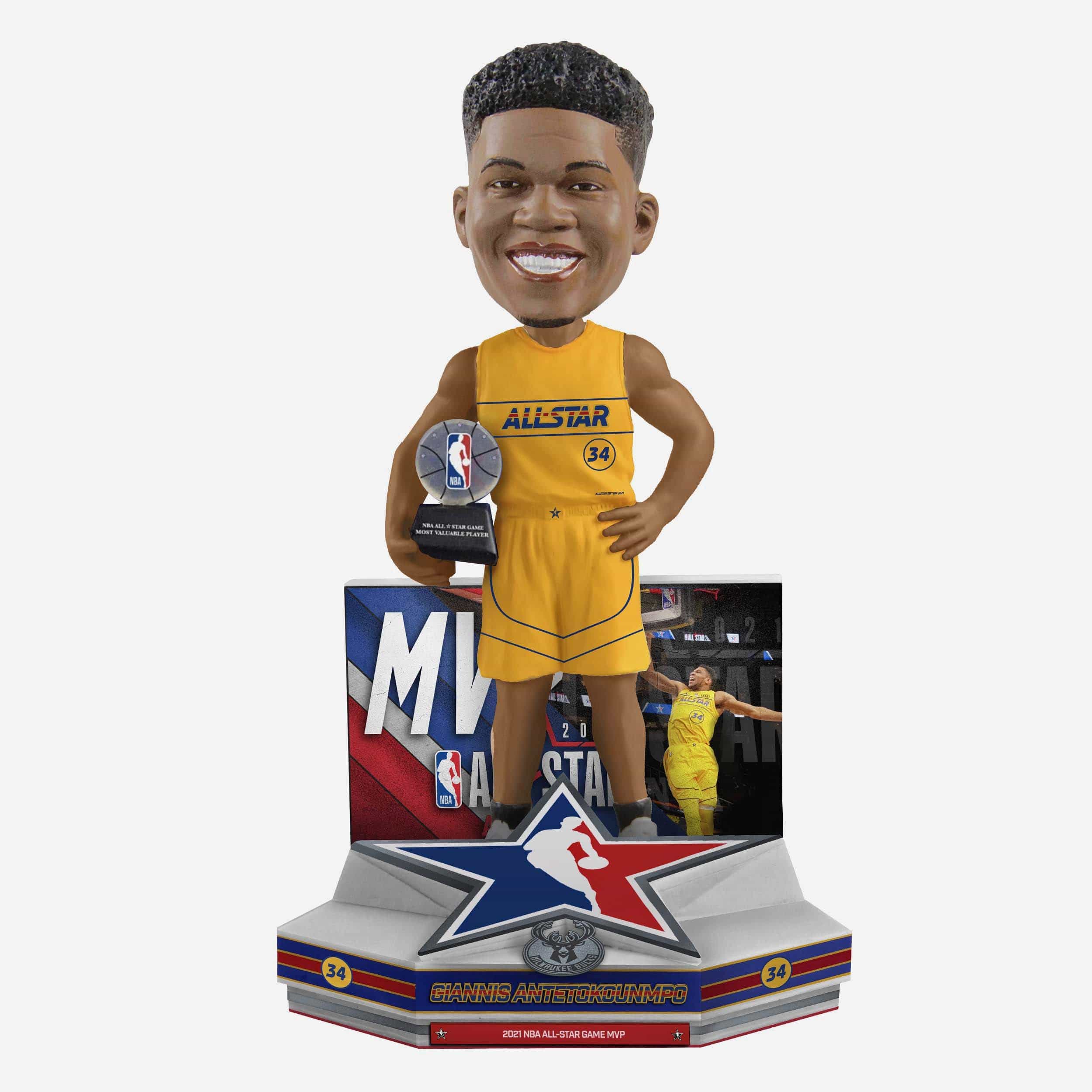 Giannis Antetokounmpo Milwaukee Bucks 2021 NBA All-Star MVP