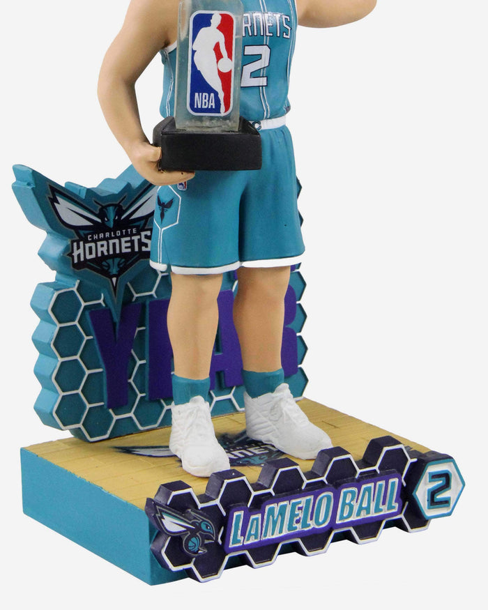 LaMelo Ball Charlotte Hornets Rookie Of The Year Bobblehead FOCO - FOCO.com