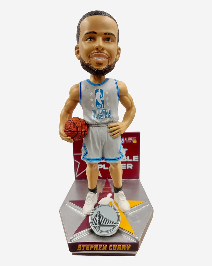 Steph Curry Golden State Warriors 2022 NBA All-Star MVP Bobblehead FOCO - FOCO.com