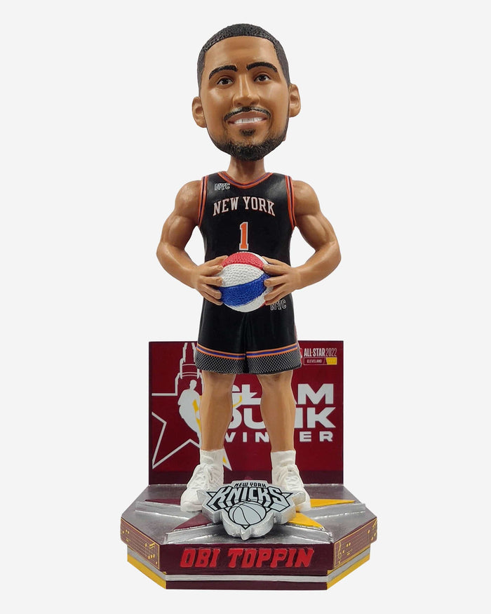 Obi Toppin New York Knicks 2022 NBA All-Star Slam Dunk Champion Bobblehead FOCO - FOCO.com