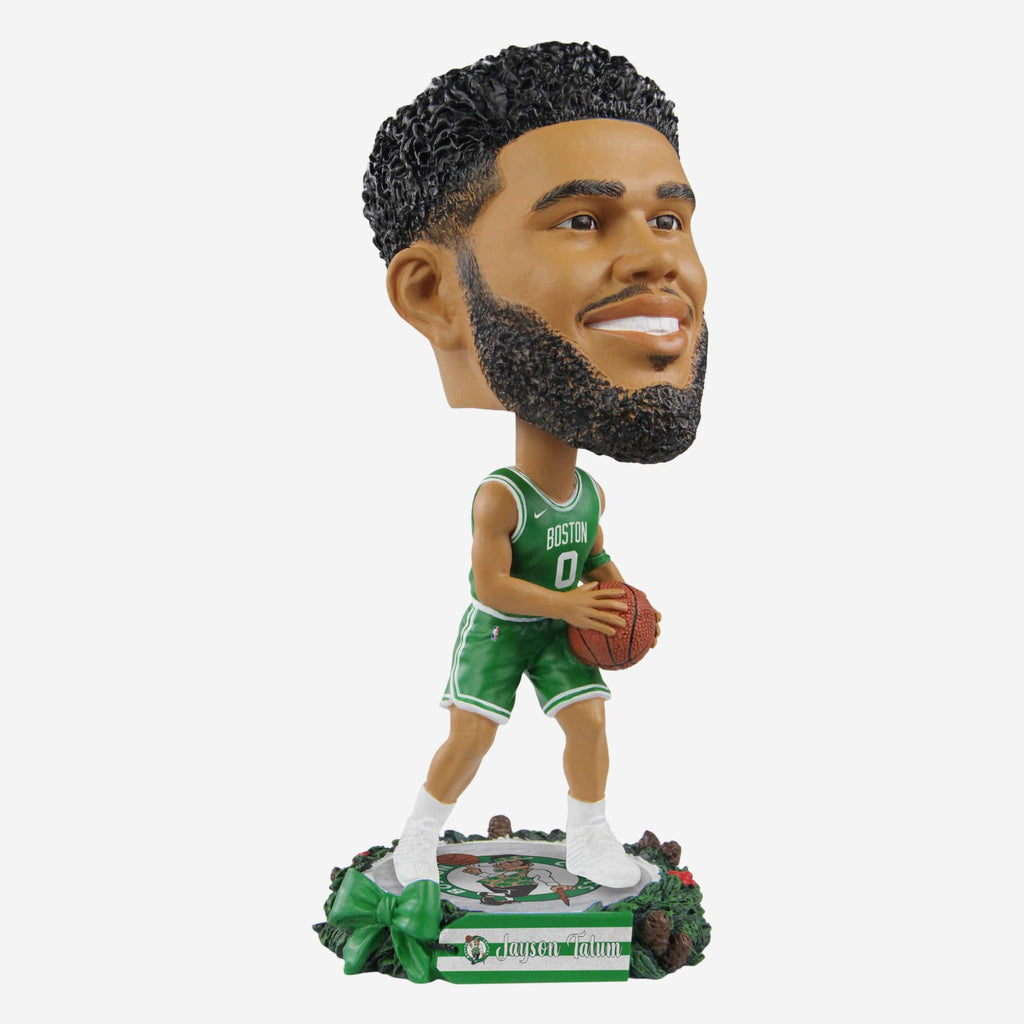 Jayson Tatum Boston Celtics Holiday Wreath Bighead Bobblehead FOCO - FOCO.com