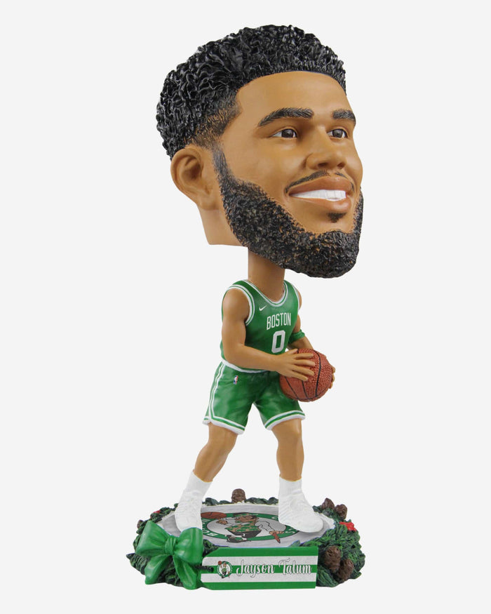 Jayson Tatum Boston Celtics Holiday Wreath Bighead Bobblehead FOCO - FOCO.com
