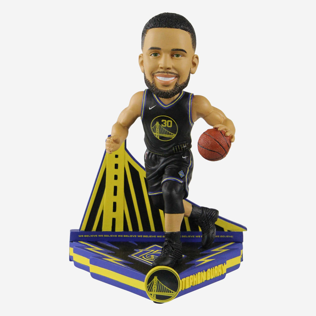 Steph Curry Golden State Warriors 2022 City Jersey Bobblehead FOCO - FOCO.com