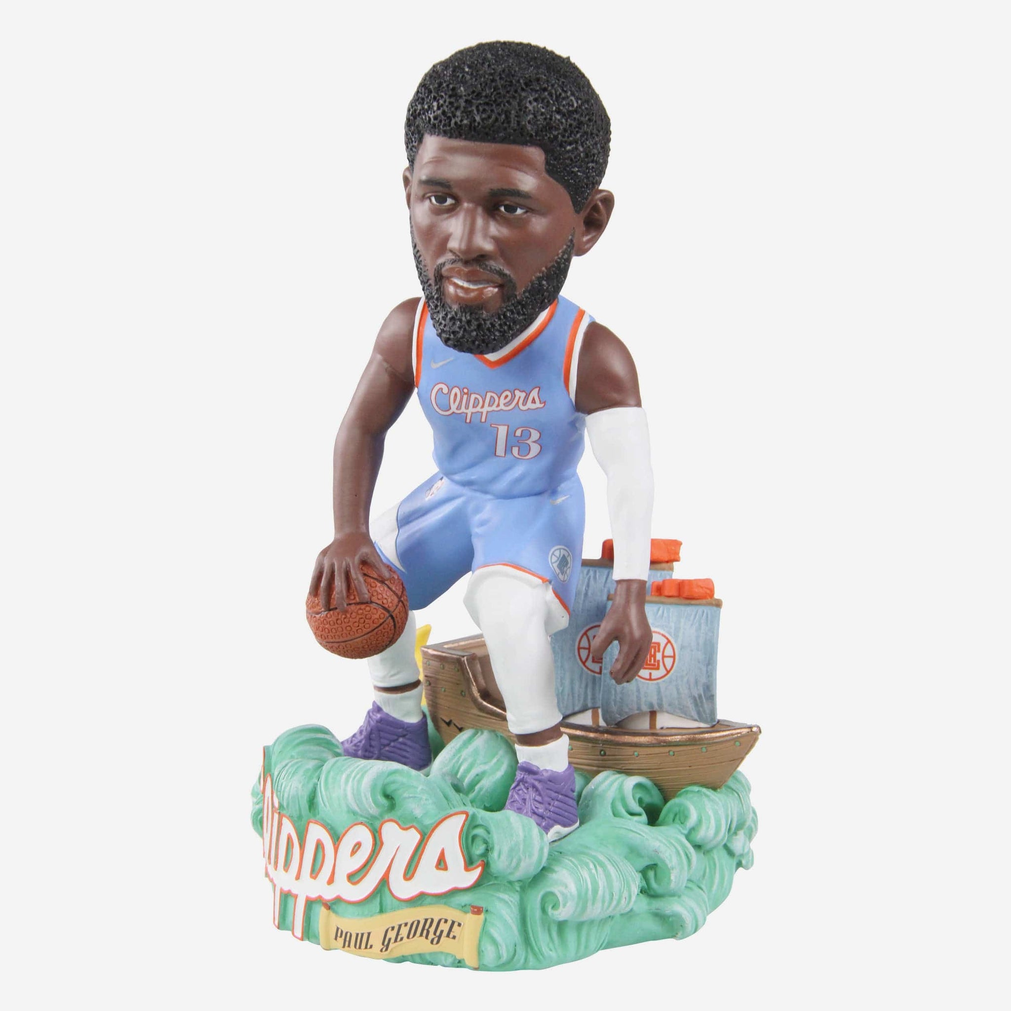 Los Angeles Clippers Paul George City Edition Jersey Bobblehead