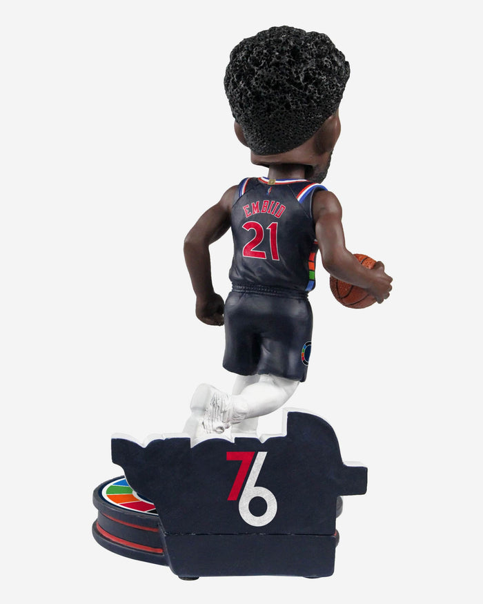 Joel Embiid Philadelphia 76ers 2022 City Jersey Bobblehead FOCO - FOCO.com
