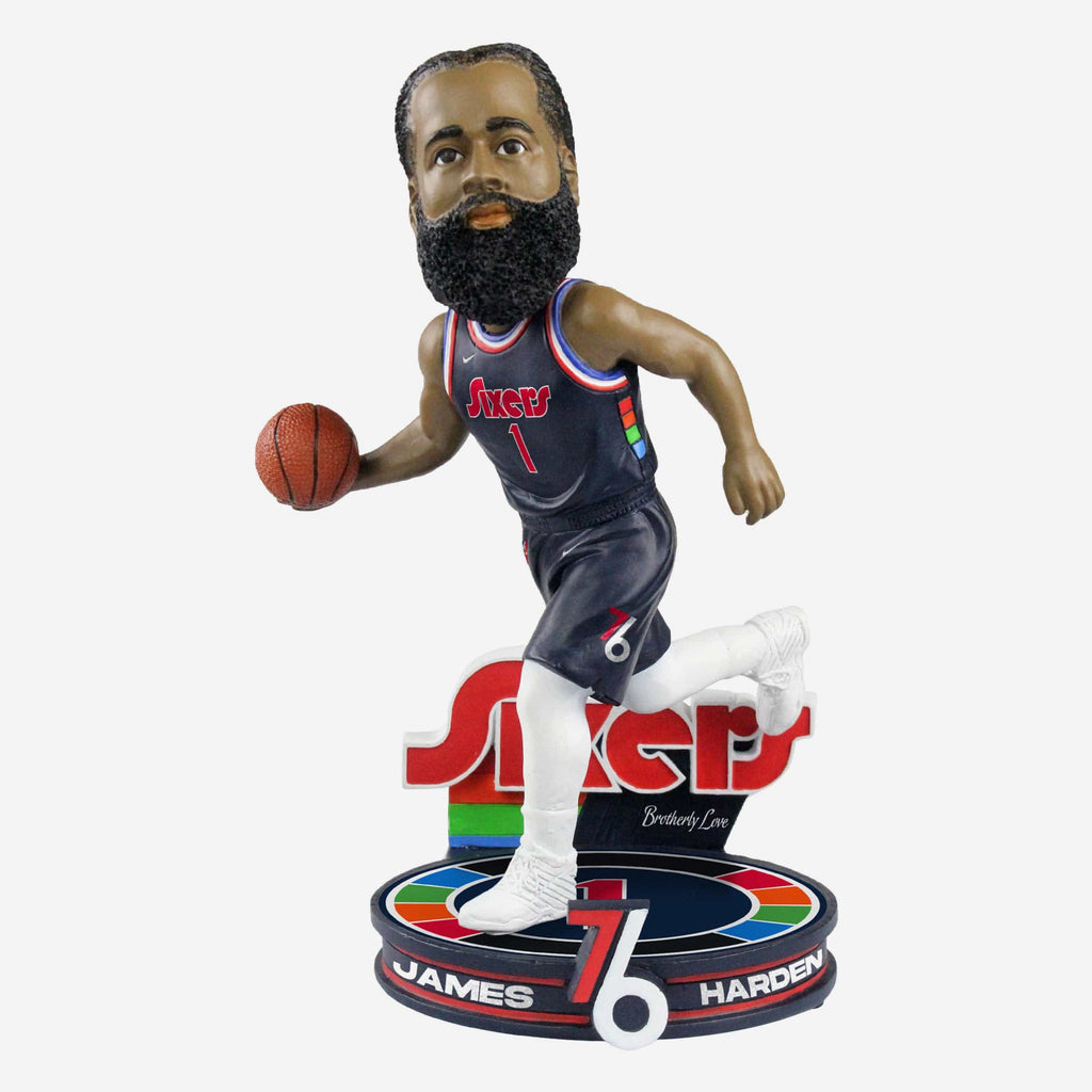 James Harden Philadelphia 76ers 2022 City Jersey Bobblehead FOCO - FOCO.com