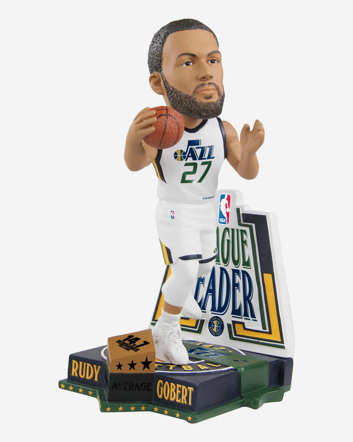 Rudy Gobert Utah Jazz 2022 Rebounds Per Game Leader Bobblehead FOCO - FOCO.com