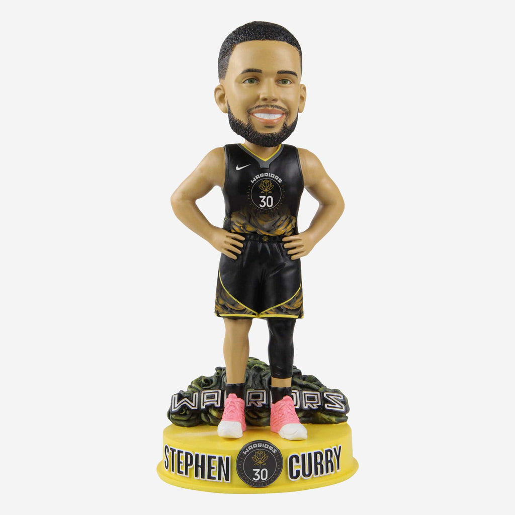 Steph Curry Golden State Warriors 2023 City Jersey Bobblehead FOCO - FOCO.com