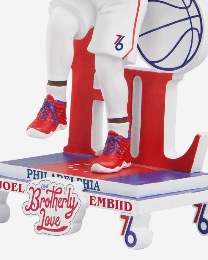 Joel Embiid Philadelphia 76ers 2023 City Jersey Bobblehead FOCO - FOCO.com