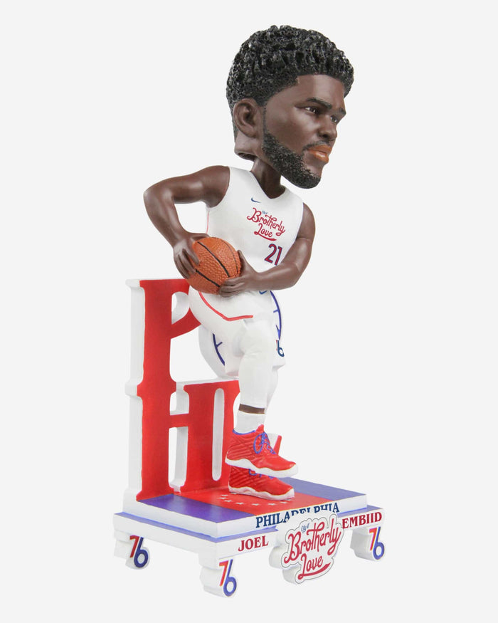 Joel Embiid Philadelphia 76ers 2023 City Jersey Bobblehead FOCO - FOCO.com