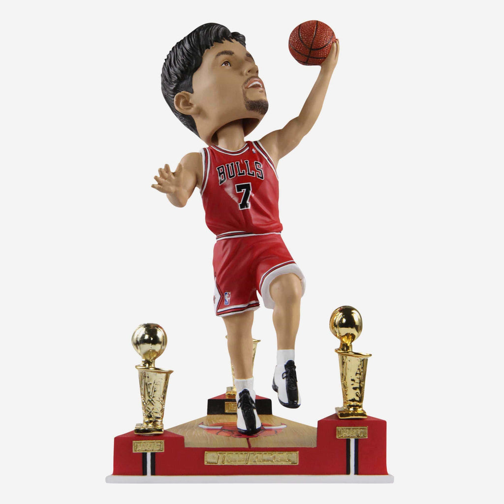 Toni Kukoc Chicago Bulls 3x NBA Champion Bobblehead FOCO - FOCO.com