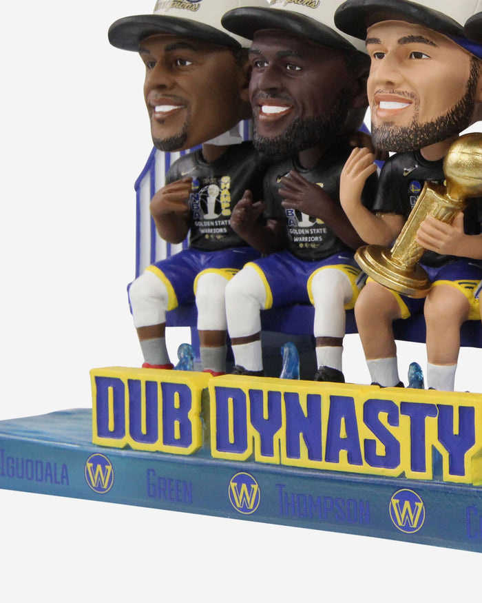 Golden State Warriors 4X NBA Champions Dub Dynasty Mini Bobblehead Scene FOCO - FOCO.com