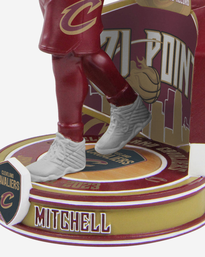 Donovan Mitchell Cleveland Cavaliers 71 Point Game Bobblehead FOCO - FOCO.com