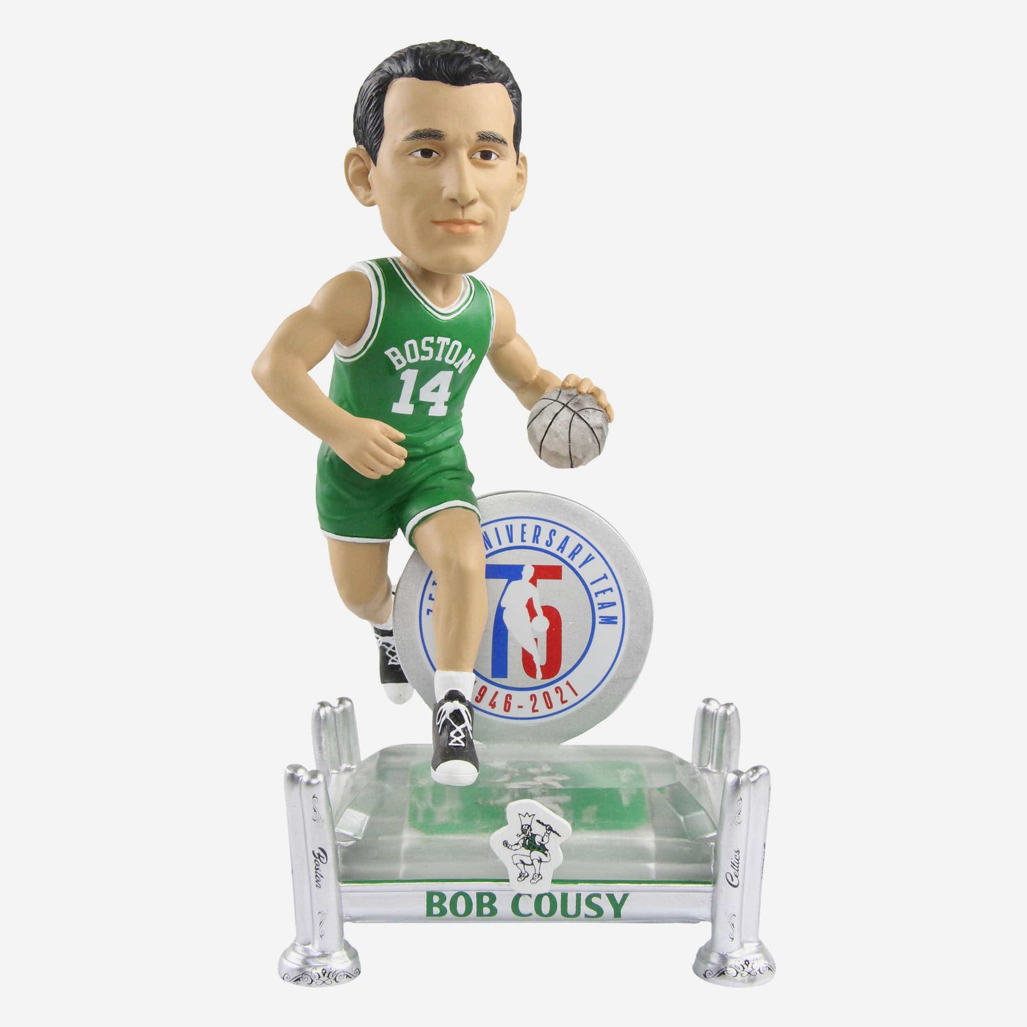 Bob Cousy Boston Celtics 75th Anniversary Bobblehead FOCO
