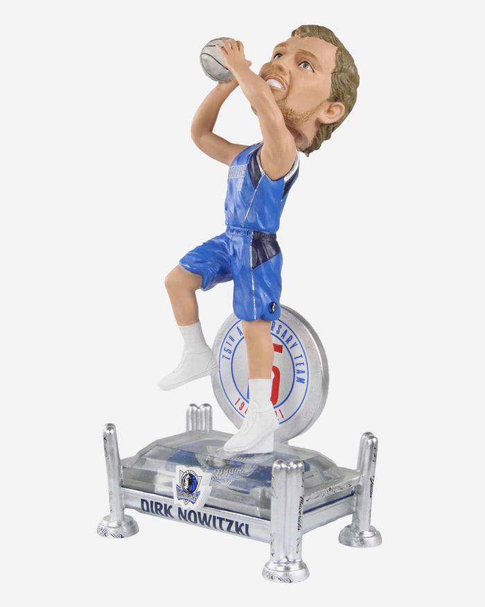 Dirk Nowitzki Dallas Mavericks 75th Anniversary Bobblehead FOCO - FOCO.com
