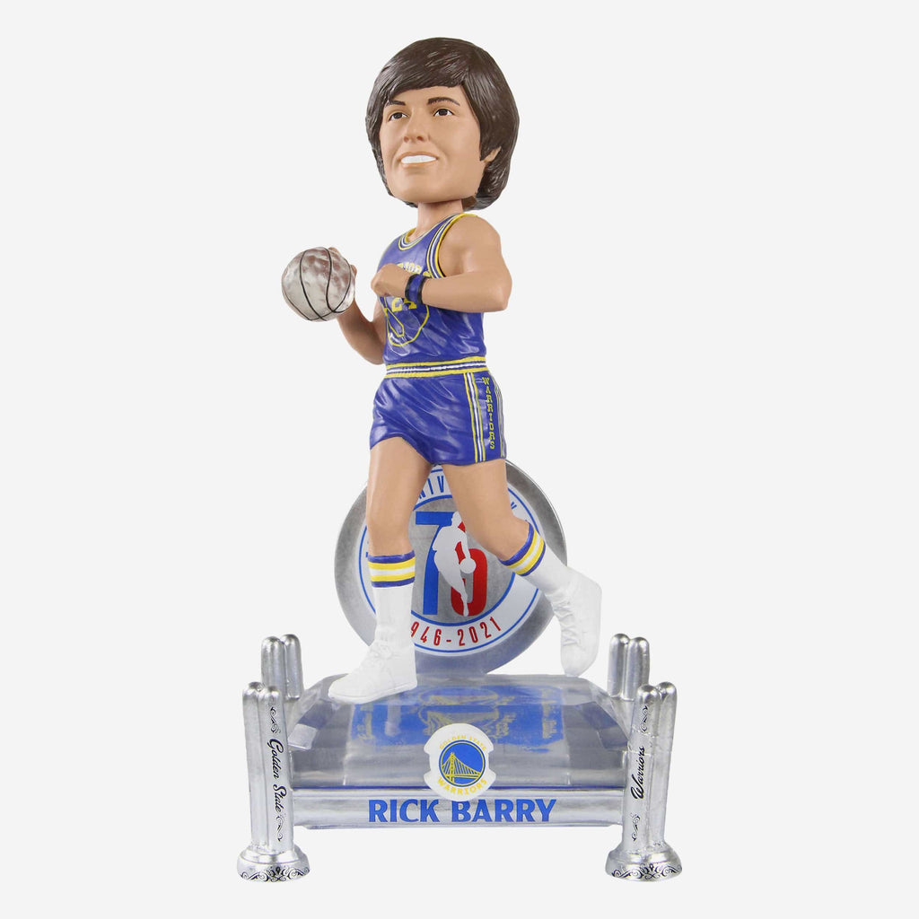 Rick Barry Golden State Warriors 75th Anniversary Bobblehead FOCO - FOCO.com