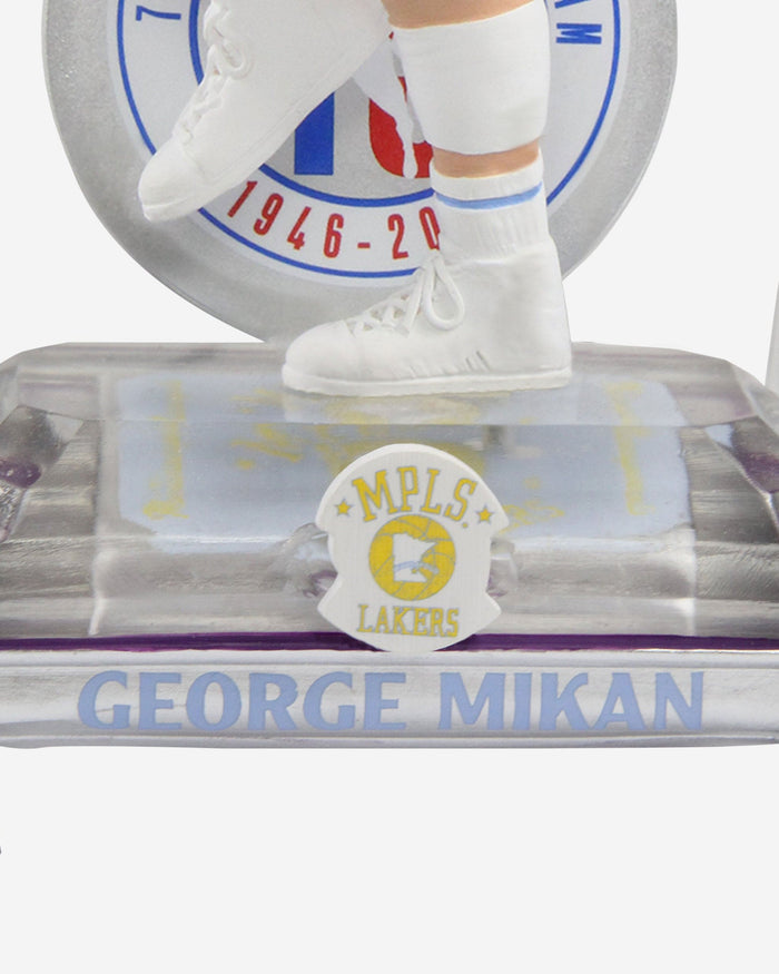 George Mikan Los Angeles Lakers 75th Anniversary Bobblehead FOCO - FOCO.com