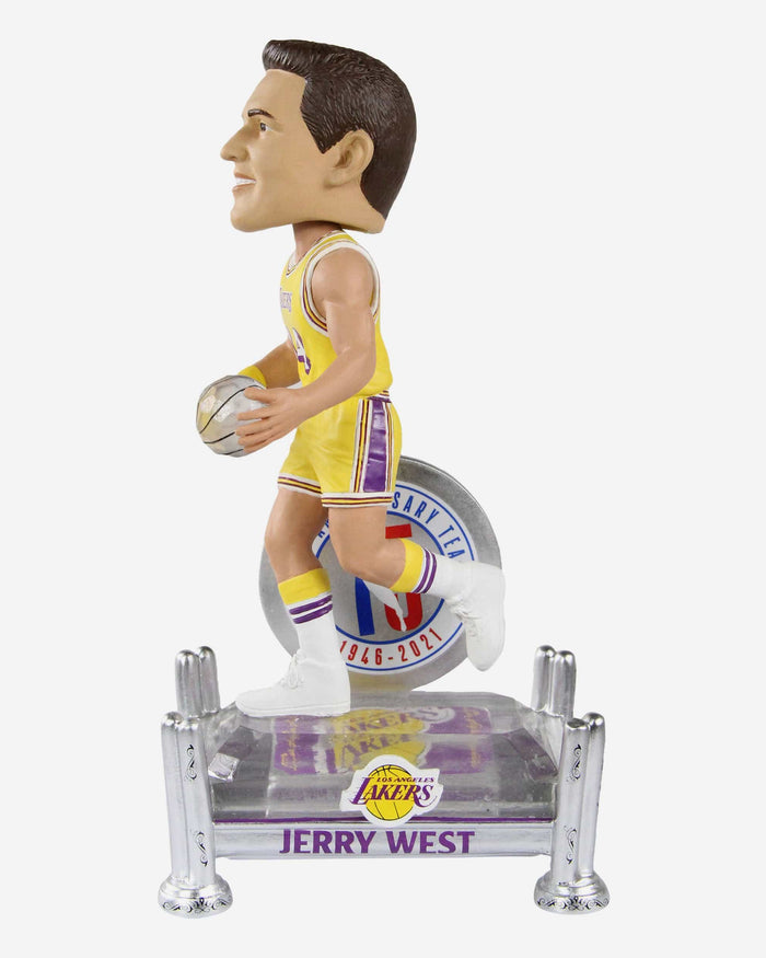 Jerry West Los Angeles Lakers 75th Anniversary Bobblehead FOCO - FOCO.com