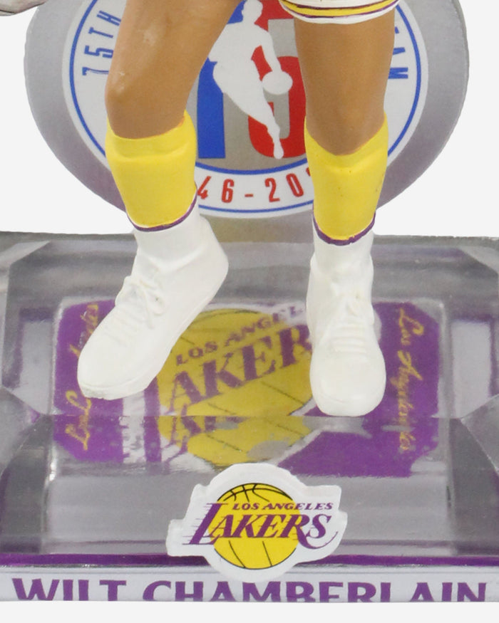 Wilt Chamberlain Los Angeles Lakers 75th Anniversary Bobblehead FOCO - FOCO.com