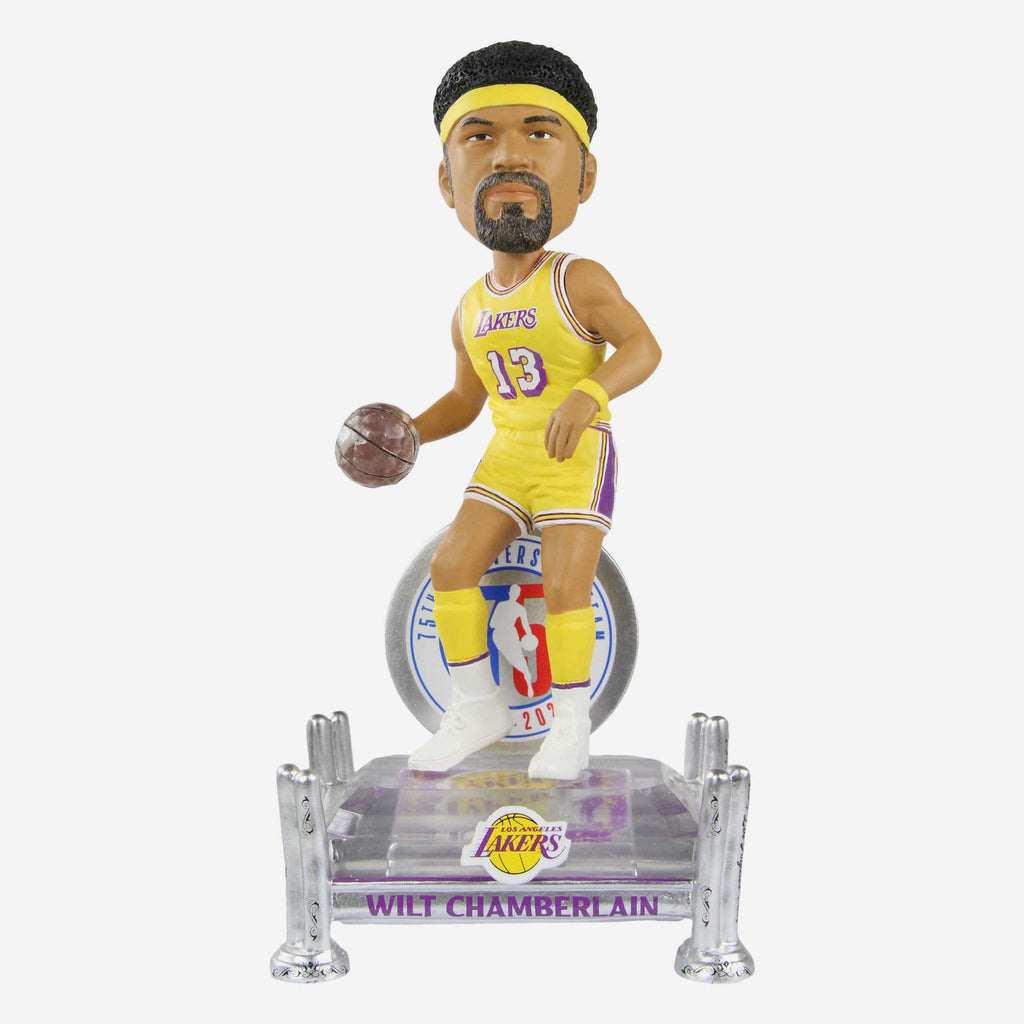 Wilt Chamberlain Los Angeles Lakers 75th Anniversary Bobblehead FOCO - FOCO.com