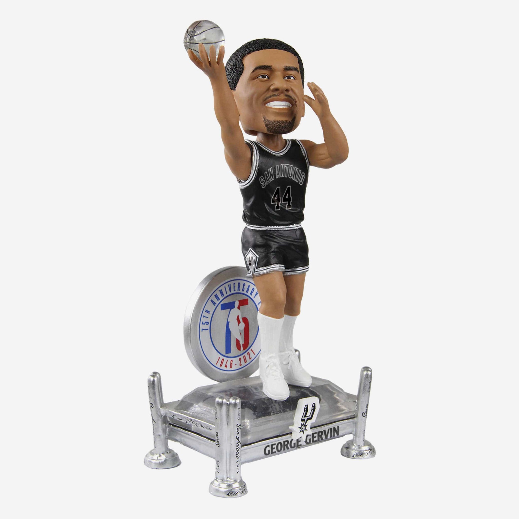 George Gervin San Antonio Spurs 75th Anniversary Bobblehead FOCO
