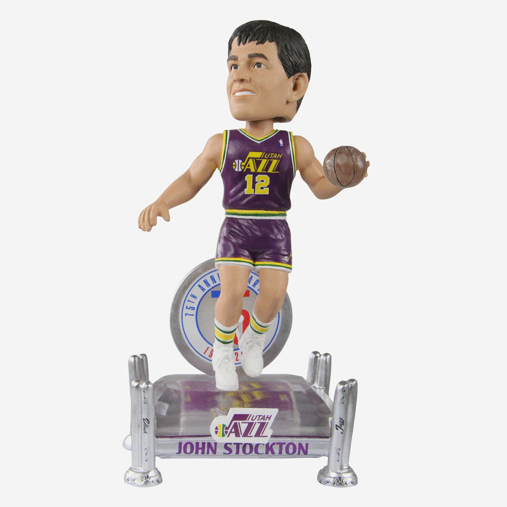 John Stockton Utah Jazz 75th Anniversary Bobblehead FOCO - FOCO.com