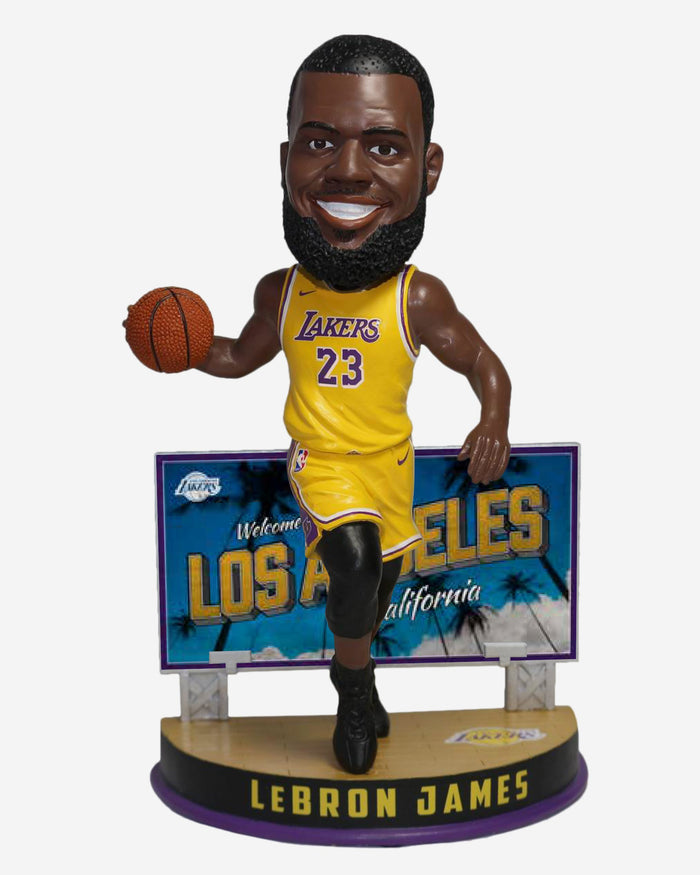 LeBron James Los Angeles Lakers Billboard Bobblehead FOCO - FOCO.com