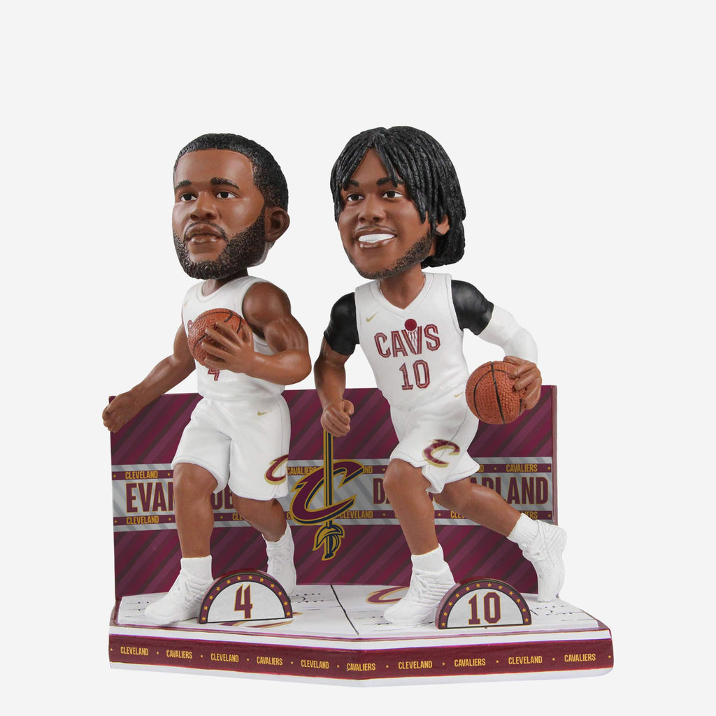 Evan Mobley & Darius Garland Cleveland Cavaliers Bobblemate Dual Bobblehead FOCO - FOCO.com