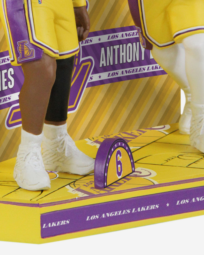 LeBron James & Anthony Davis Los Angeles Lakers Bobblemate Dual Bobblehead FOCO - FOCO.com