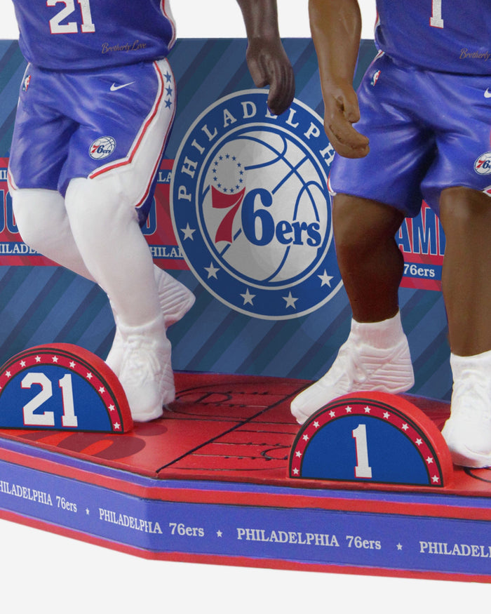 Joel Embiid & James Harden Philadelphia 76ers Bobblemate Dual Bobblehead FOCO - FOCO.com