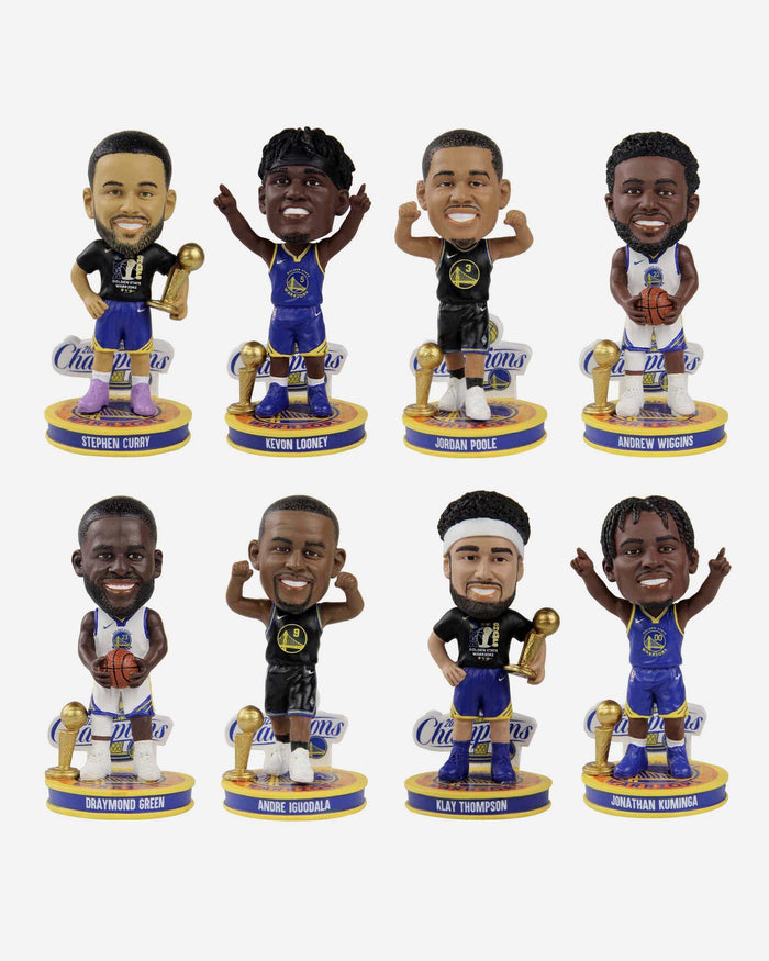 Golden State Warriors 2022 NBA Champions Mini Bobblehead Boxed Set FOCO - FOCO.com