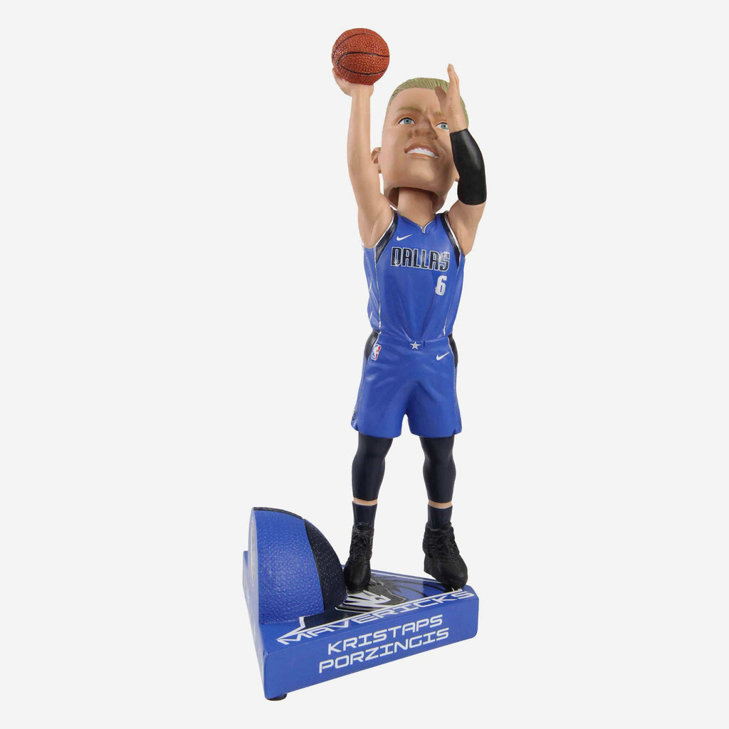 Kristaps Porzingis Dallas Mavericks Dynamic Duo Bobblehead FOCO - FOCO.com