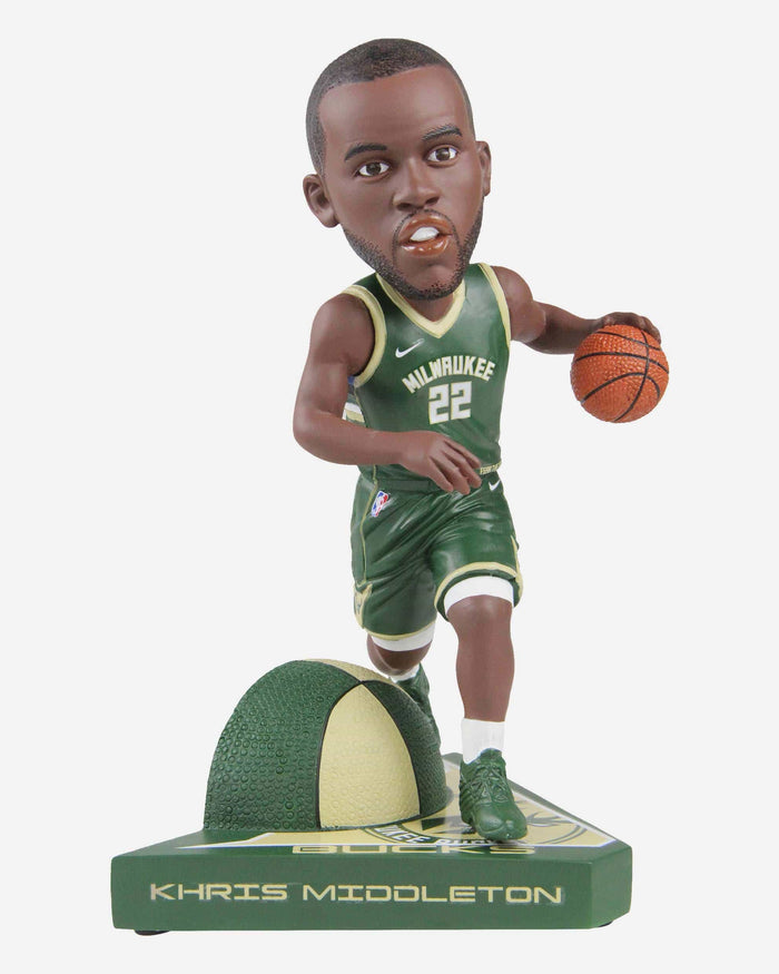 Khris Middleton Milwaukee Bucks Dynamic Duo Bobblehead FOCO - FOCO.com