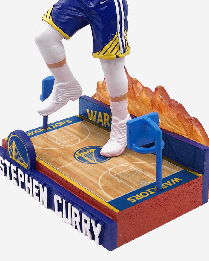 Steph Curry Golden State Warriors On Fire Bobblehead FOCO - FOCO.com