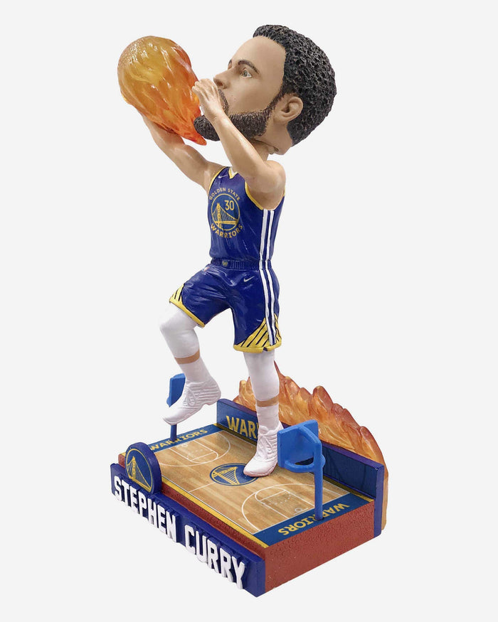 Steph Curry Golden State Warriors On Fire Bobblehead FOCO - FOCO.com
