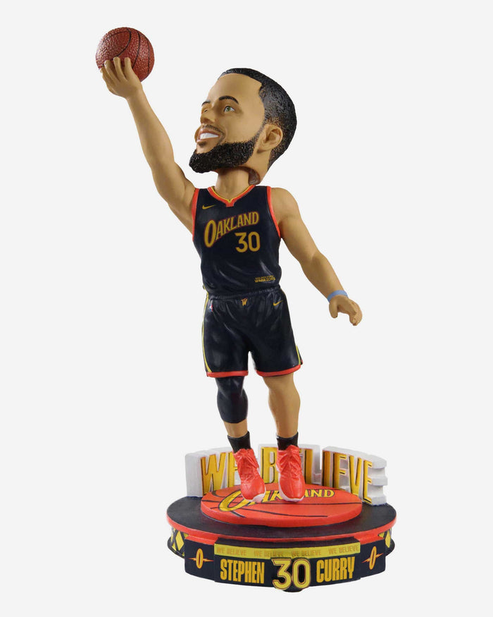 Steph Curry Golden State Warriors City Jersey Bobblehead FOCO - FOCO.com