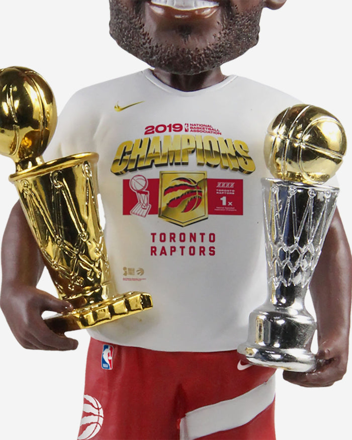 Kawhi Leonard Toronto Raptors 2019 NBA Champions MVP Celebration Bobblehead FOCO - FOCO.com