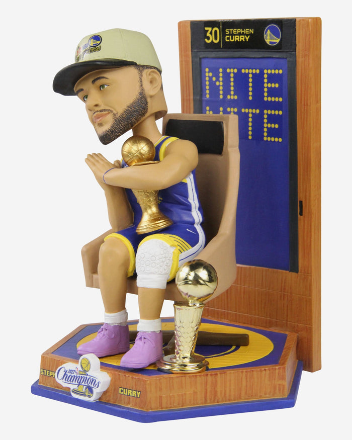 Steph Curry Golden State Warriors Nite Nite Bobblehead FOCO - FOCO.com