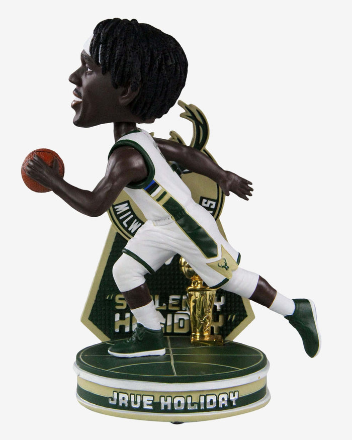 Jrue Holiday Milwaukee Bucks Steal Moment Bobblehead FOCO - FOCO.com