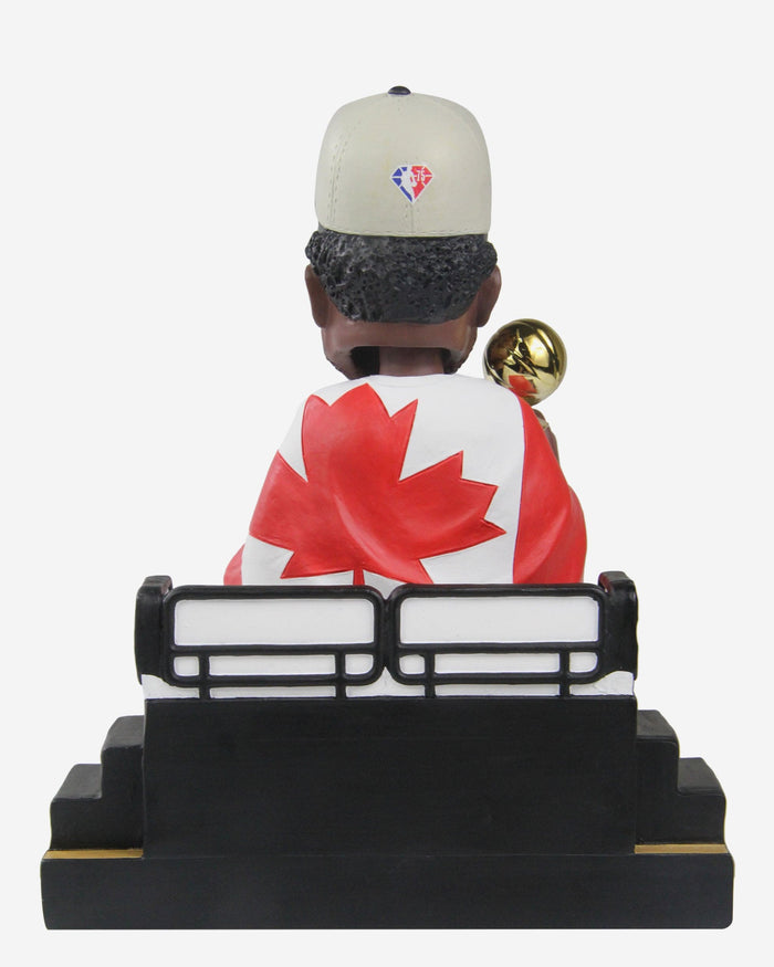 Andrew Wiggins Golden State Warriors Trophy And Flag Bobblehead FOCO - FOCO.com