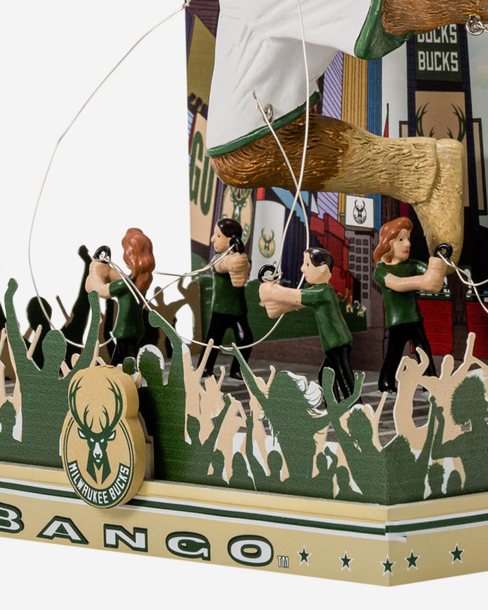 Bango Milwaukee Bucks Thanksgiving Mascot Bobblehead FOCO - FOCO.com